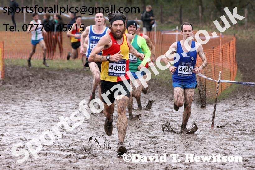 Senior mens 2018 British Inter Counties Cross Country Champs., Prestwold Hall, Loughborough. Photo: David T. Hewitson/Sports for All Pics